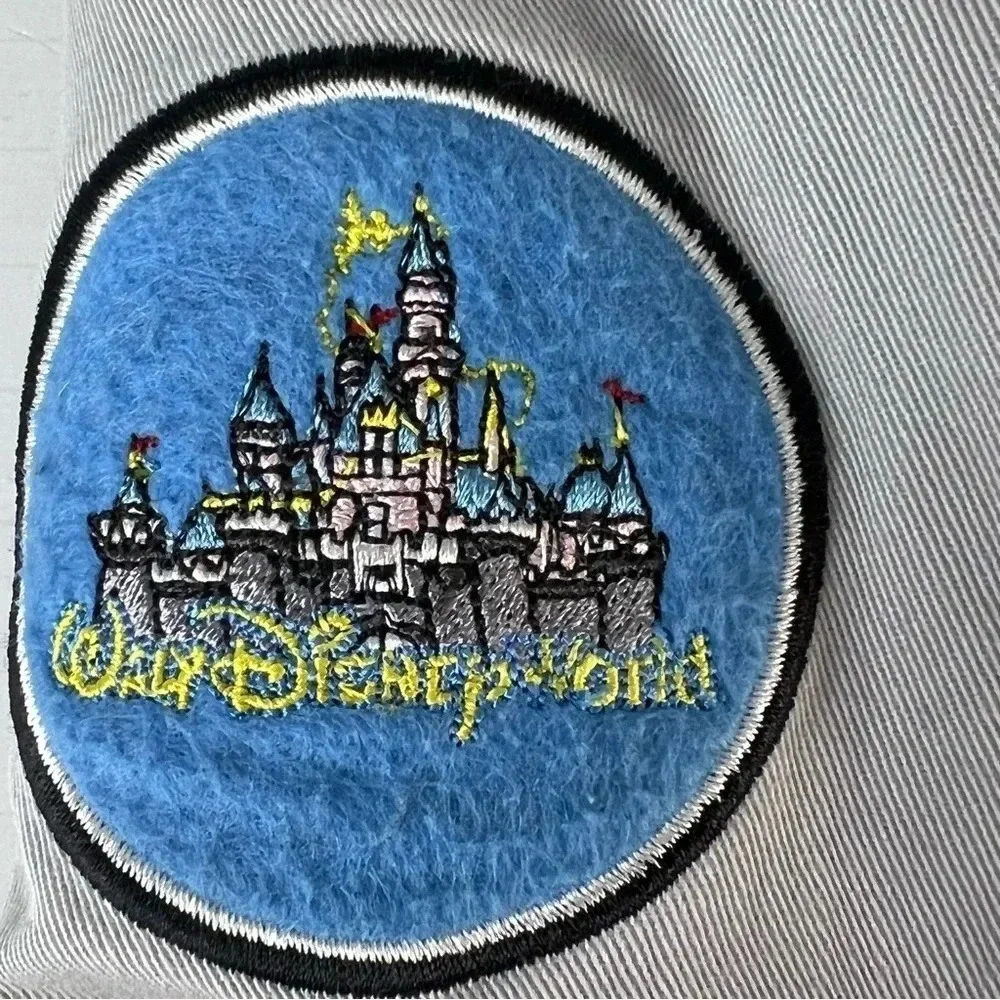 Walt Disney World Where Dreams Come True Bomber Patch Jacket Size S Full Zip